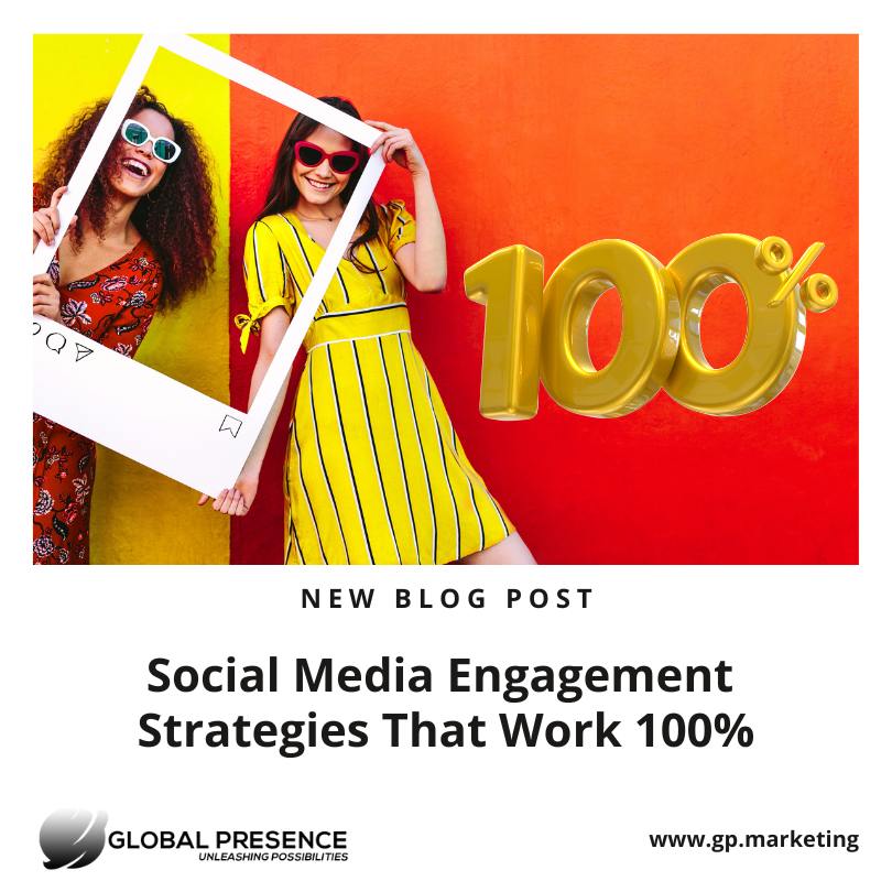 Social Media Engagement Strategies That Work 100% blog banner
